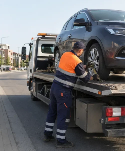 Professional Grewal’s tow truck serving a Calgary driver